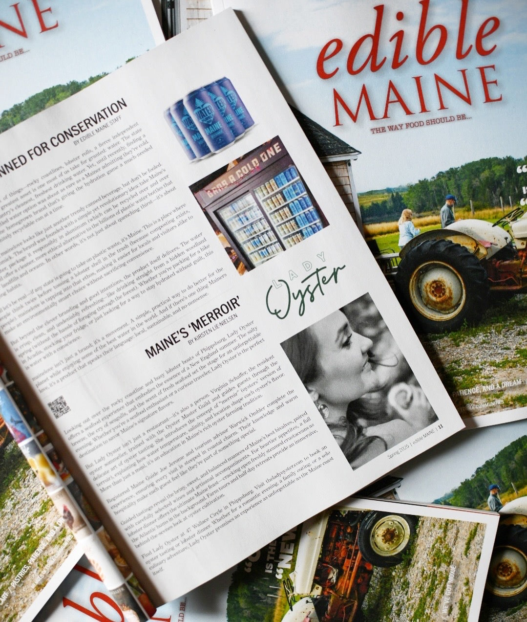 Lady Oyster in Edible Maine