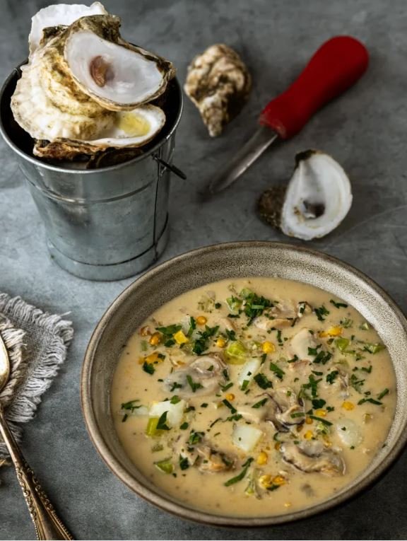 Lady Oyster Chowder Featured on Edible Maine