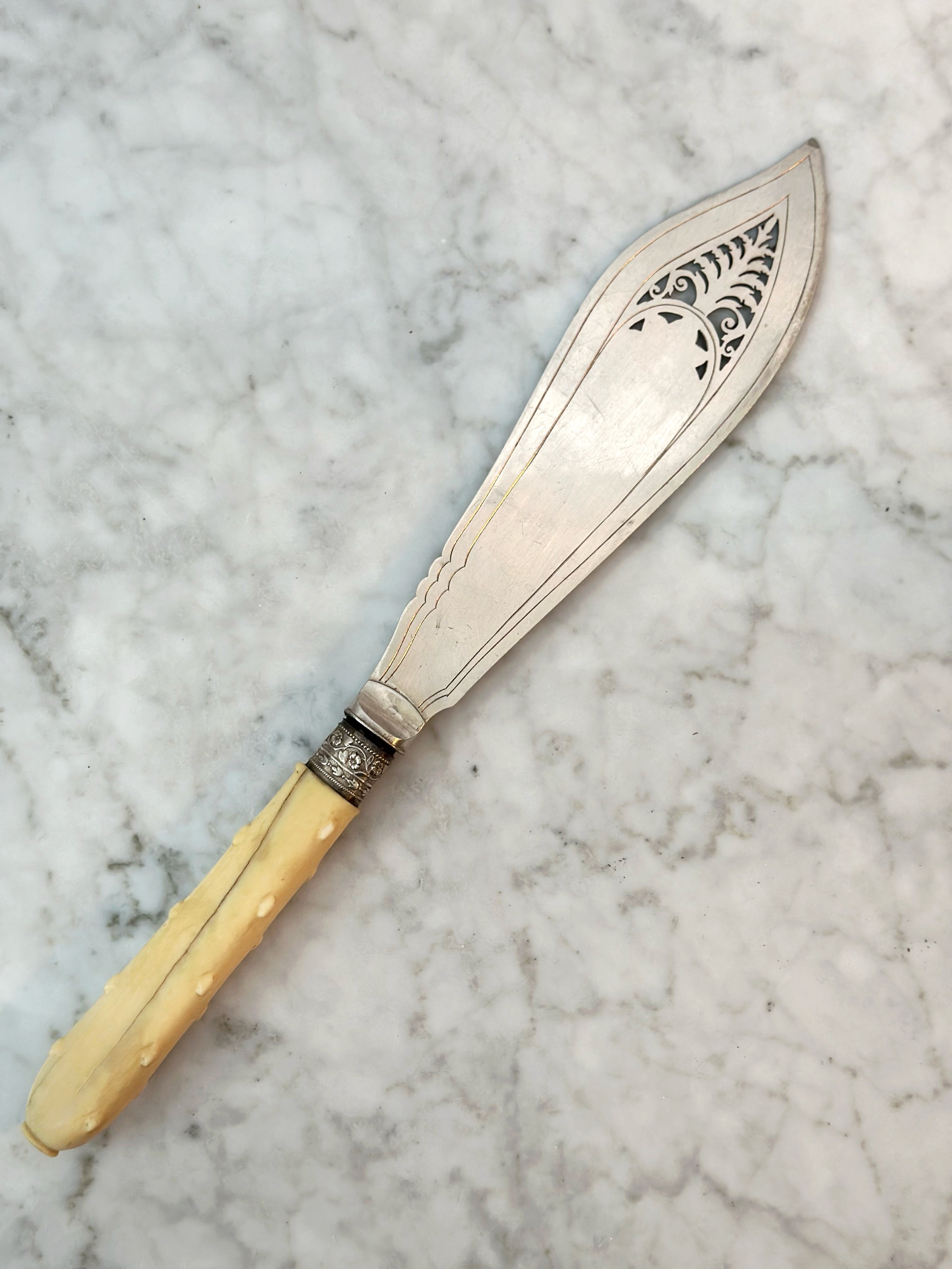 Roberts & Belk 19th Century Silverplate Fish Knife